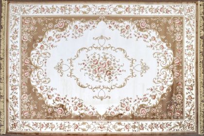 Aubusson Design Brown 7x10