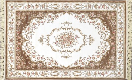 Aubusson Design Brown 4x6