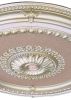 Rose Gold Round Chandelier Ceiling Medallion 47in