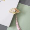 1pc Classical Folding Fan Dragon Fairy Crane Chinese Style Stationery Bookmarks Reading Newspapers Reading Marks Office Supplies