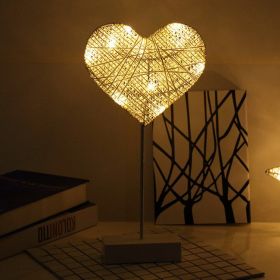 Table Lamp for Ramadan Decorations, LED Star Moon Shape Desk Lamp