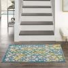 Aloha Indoor/Outdoor Ivory Blue 2'8" x 4' Area Rug, (3x4)