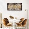 Give it to God and go to Sleep Sign Canvas Prints Picture Stretched Framed Artwork for Living Room Decoration; Easy to Hang 20"X40"