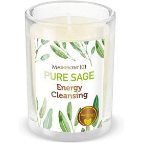 All Natural & Organic Soy Wax Candle with Essential Oils for House Energy Cleansing, Purification & Manifestation, Scented Candles,