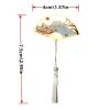 1pc Classical Folding Fan Dragon Fairy Crane Chinese Style Stationery Bookmarks Reading Newspapers Reading Marks Office Supplies