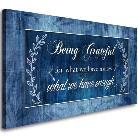 Wall Art-Inspirational Canvas Painting Motivational Positive Quotes Wall Picture Retro Artwork for Bedroom, Dining Room, Farmhouse Decor 20"x40"