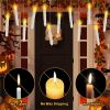 12 Pack Halloween Floating LED Candles Remote Controlled Flameless Candle Lights for Party and Home Decor