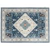 Faux Wool Fabric Area Rugs Doormat