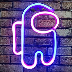 Astronaut Neon Signs With USB Or Battery Operated For Kid's Room Bedroom Bar Restaurant Game Room Christmas Valentine's Day Birthday Party Gift