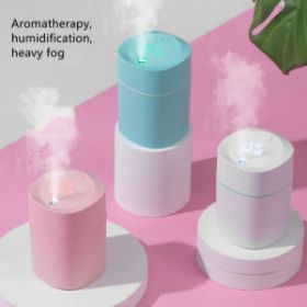 Cool Mist Humidifier, USB Personal Desktop Humidifier For Car Home Mini Mist Maker With Colorful Night USB Sprayer Essential Oil Diffuser Air Purifier