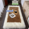 1pc, Soft and Fluffy Sheepskin Rug for Bedroom and Living Room - Non-Slip and Machine Washable Carpet for Dormitory and Room Decor